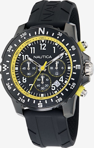 Orologio analogico di NAUTICA in nero: frontale