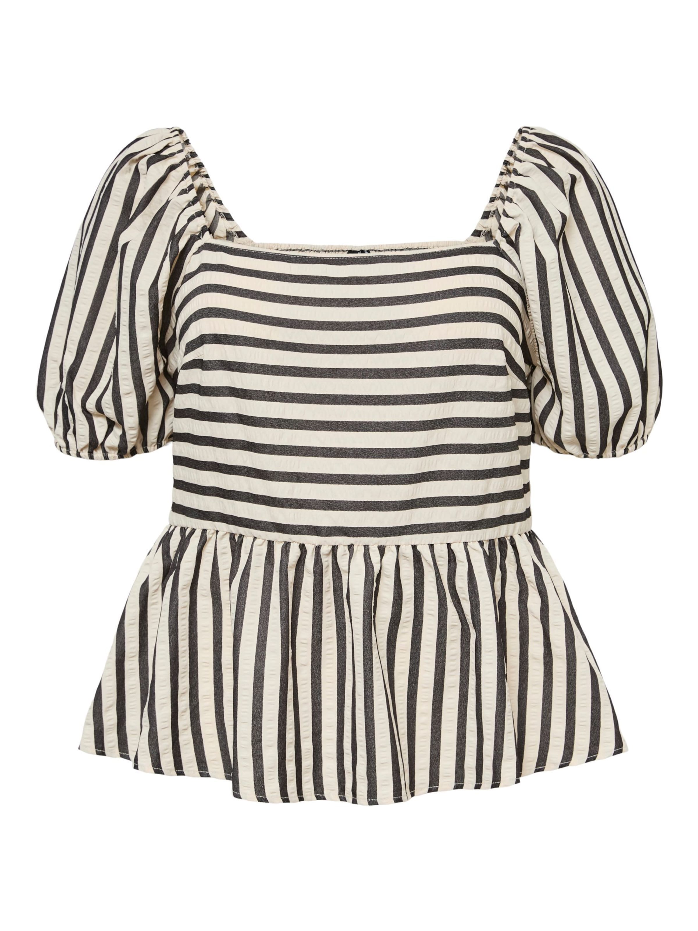 Vero Moda Curve - Blusa 'VMCrin' en beige: frente