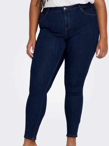 ONLY Carmakoma Skinny Jeans 'Thunder' in Blue