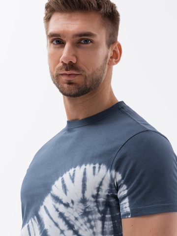 Ombre T-Shirt 'S1617' in Blau