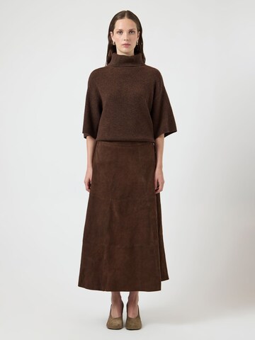Gonna 'PALMA ' di YAS in marrone