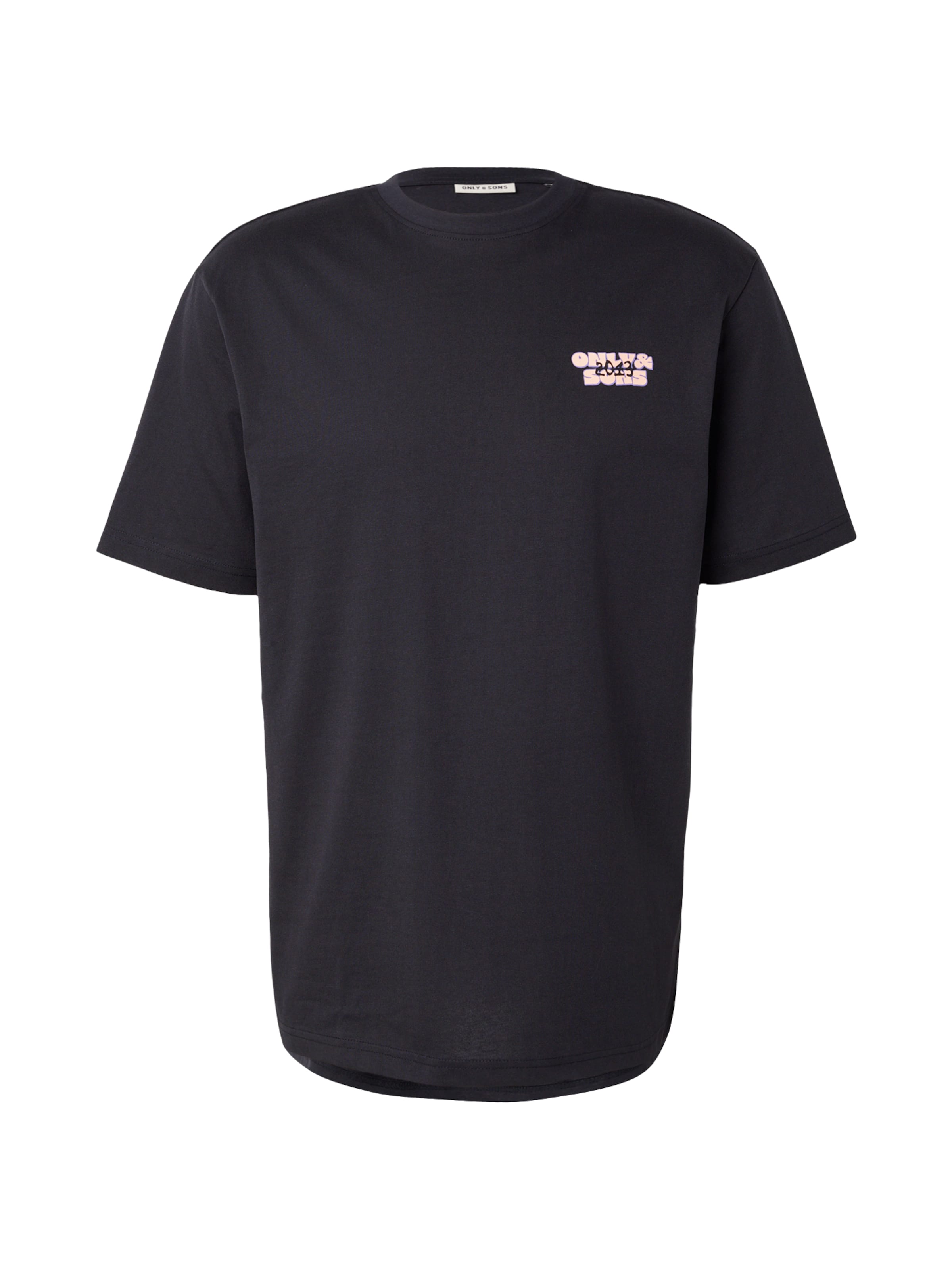 Only & Sons T-Shirt 'ONSBLOOM' in Schwarz: Vorderseite