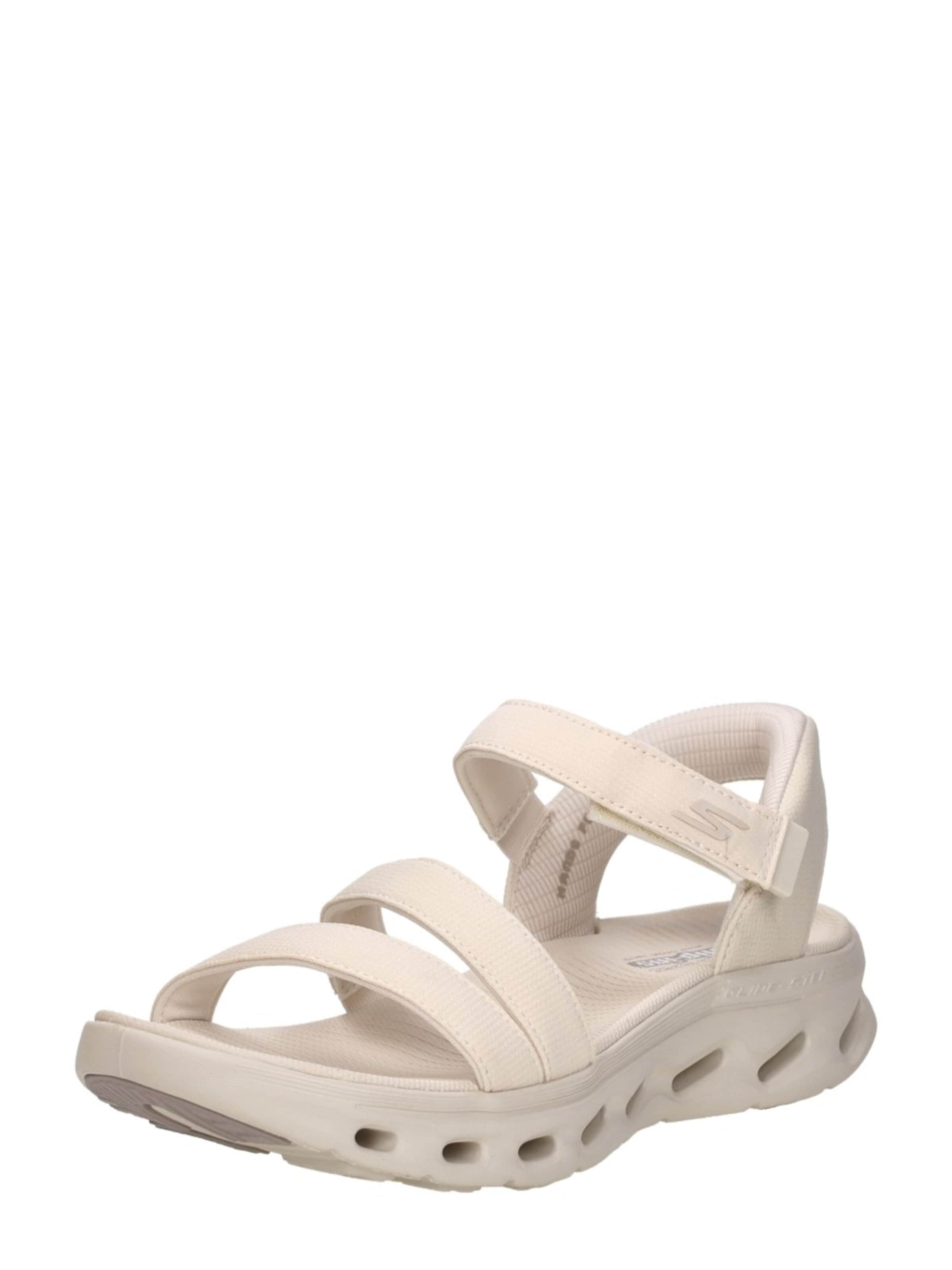 SKECHERS Sandal 'Slip-Ins: Go Walk Glide-Step' in Beige