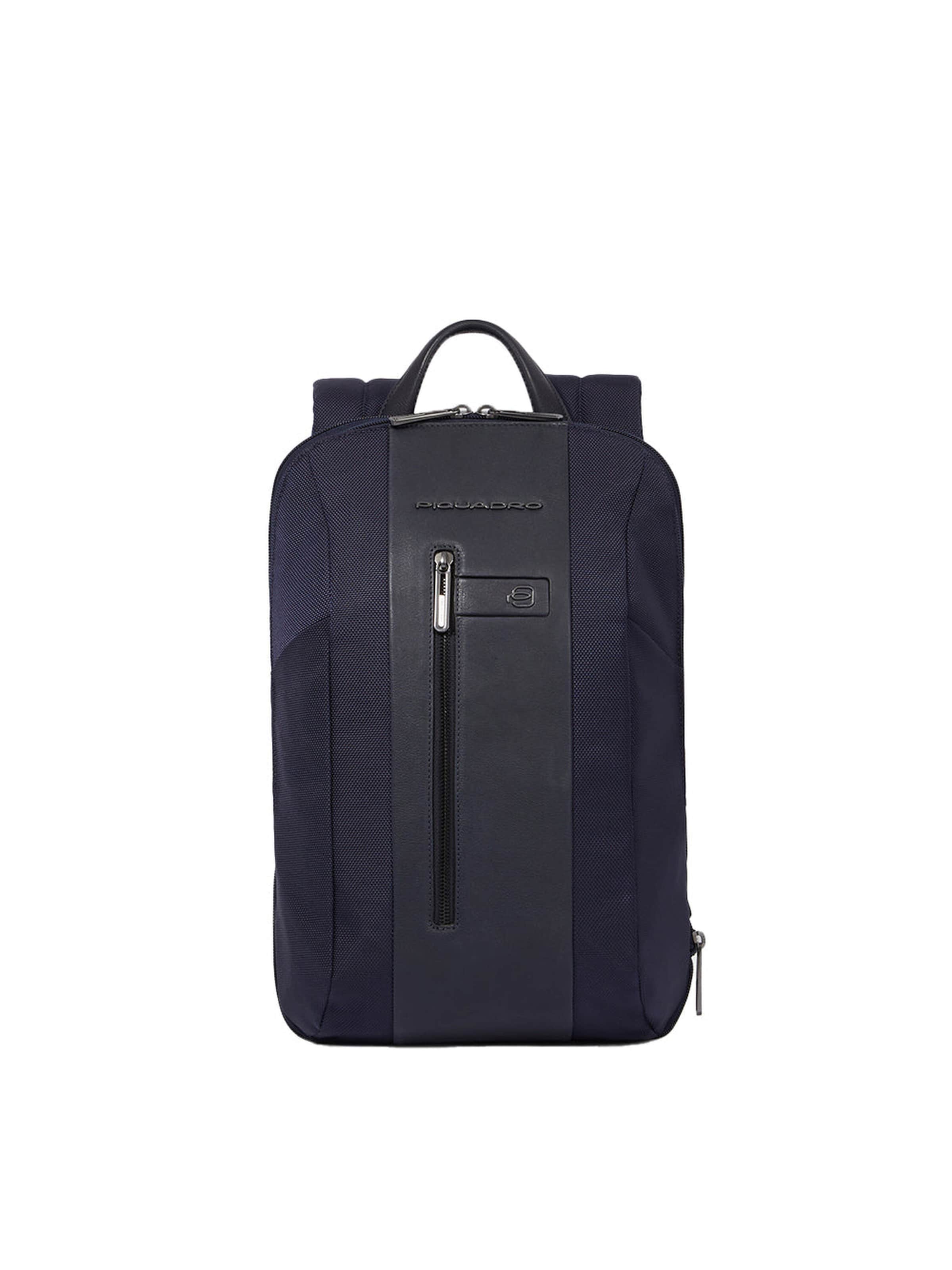 Piquadro Rugzak in Blauw: voorkant