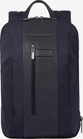 Piquadro Rugzak in Blauw: voorkant