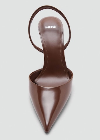 MANGO Slingback Pumps in Brown