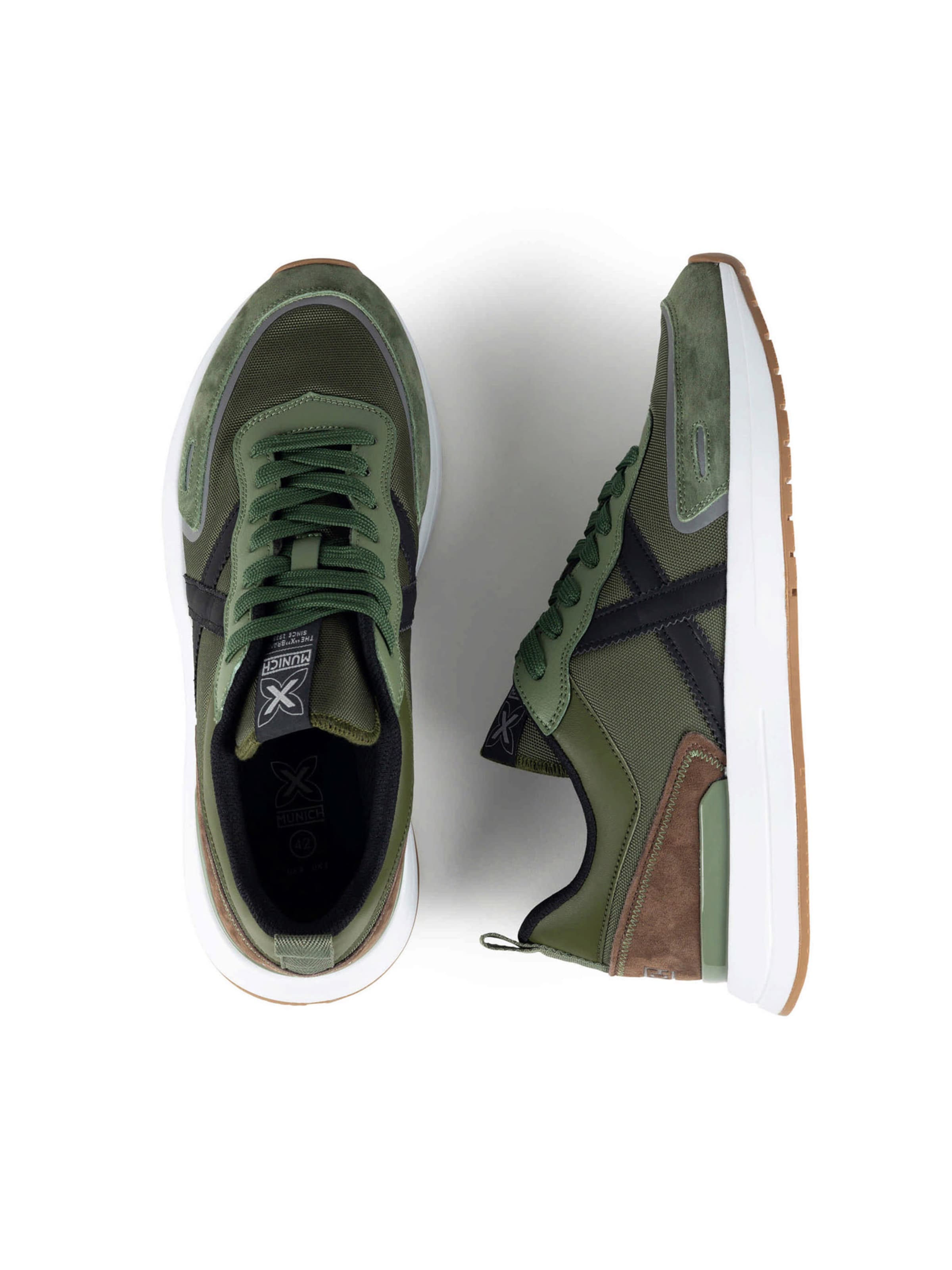MUNICH Sneakers laag 'SPEED' in Groen: bovenkant