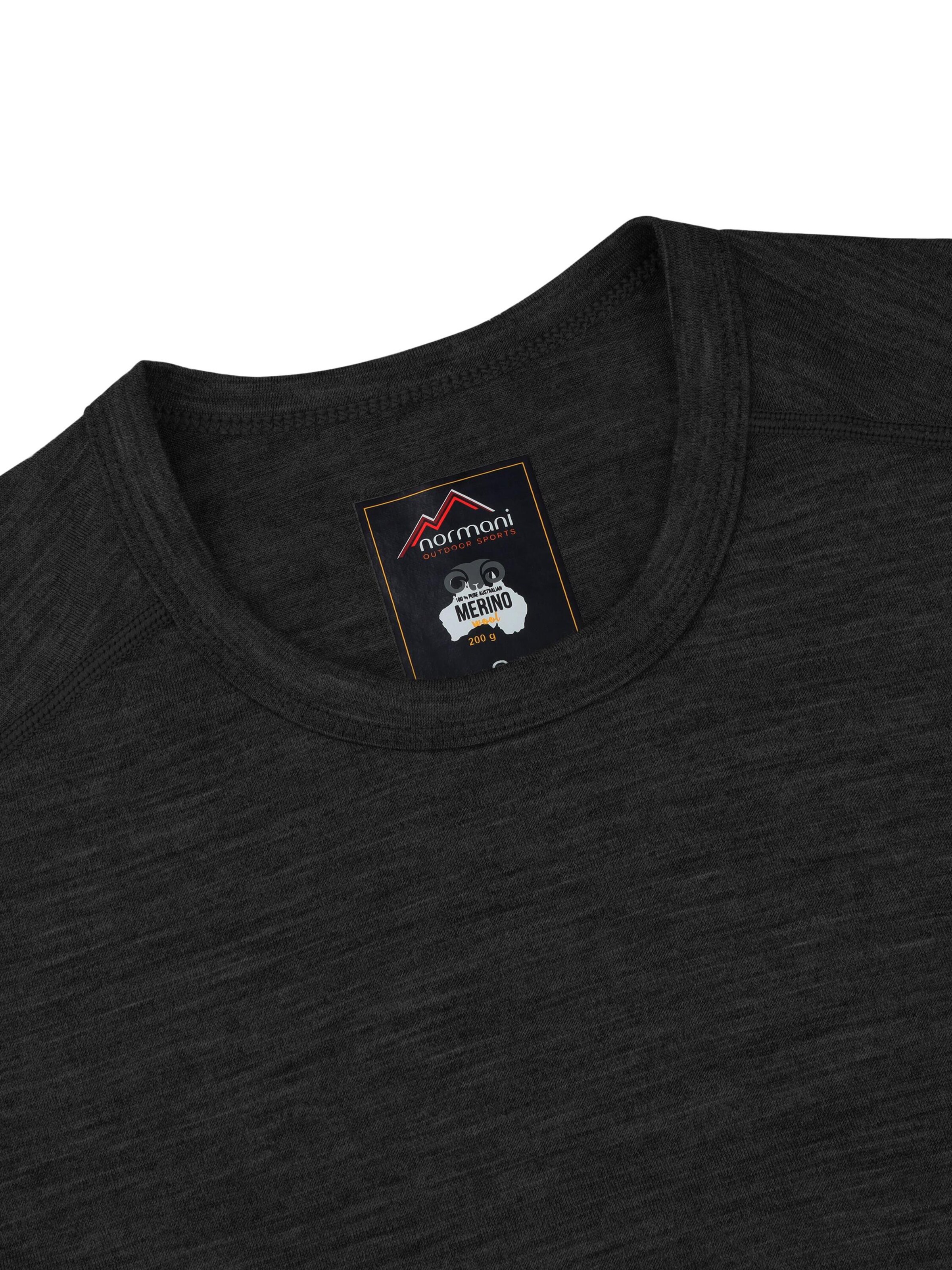 normani Functioneel shirt 'Darwin' in Zwart