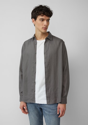 s.Oliver Regular Fit Hemd in Grau: Vorderseite