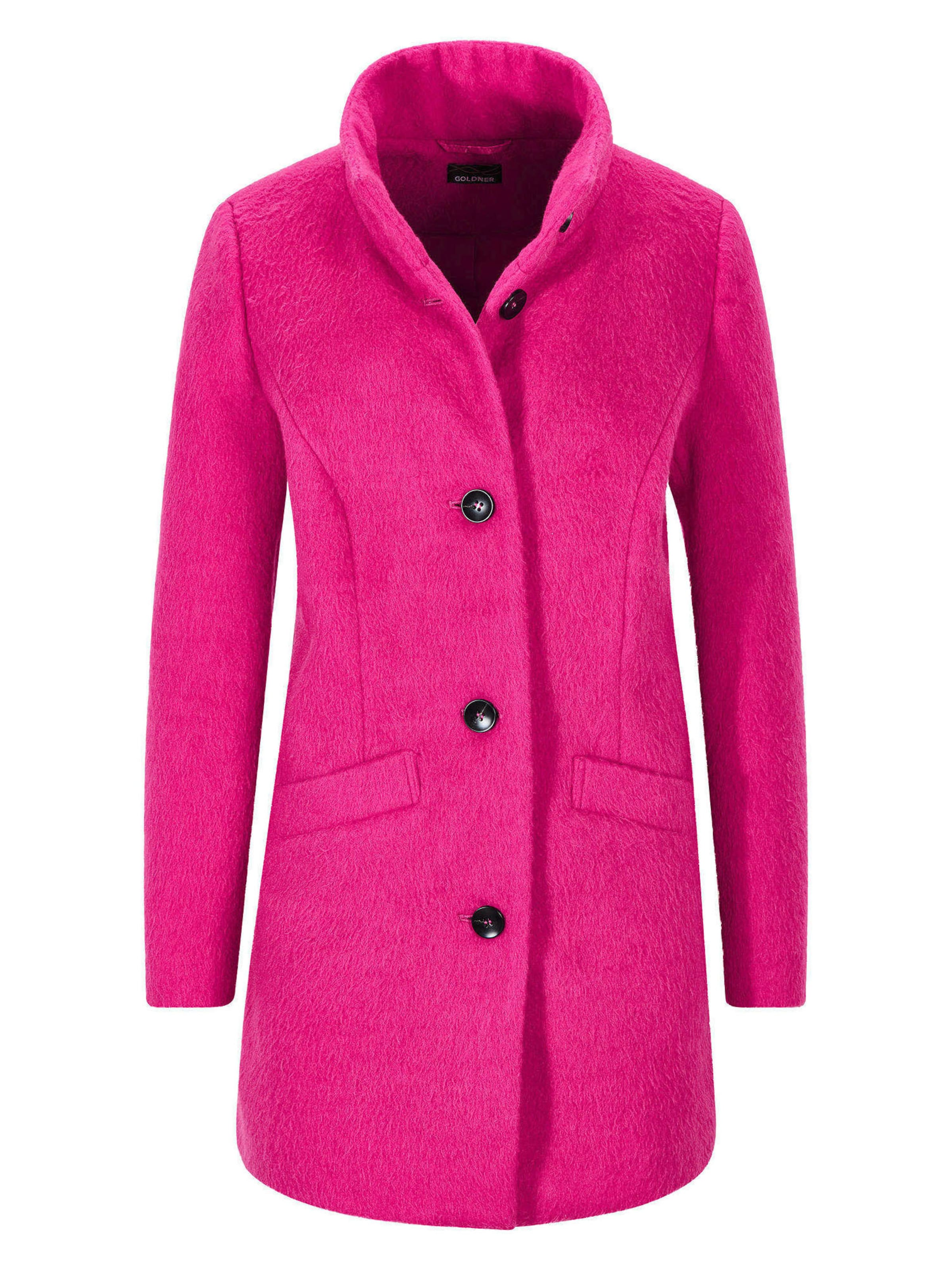 Goldner Mantel in Pink: Vorderseite