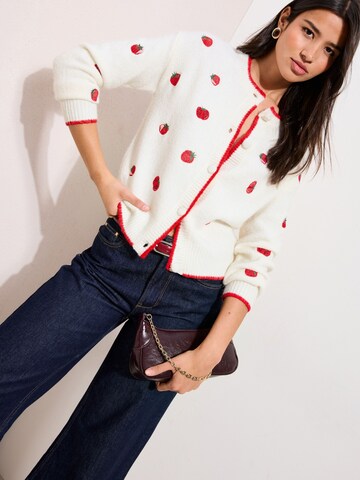 Friends Like These - Cárdigan 'Tomato' en blanco