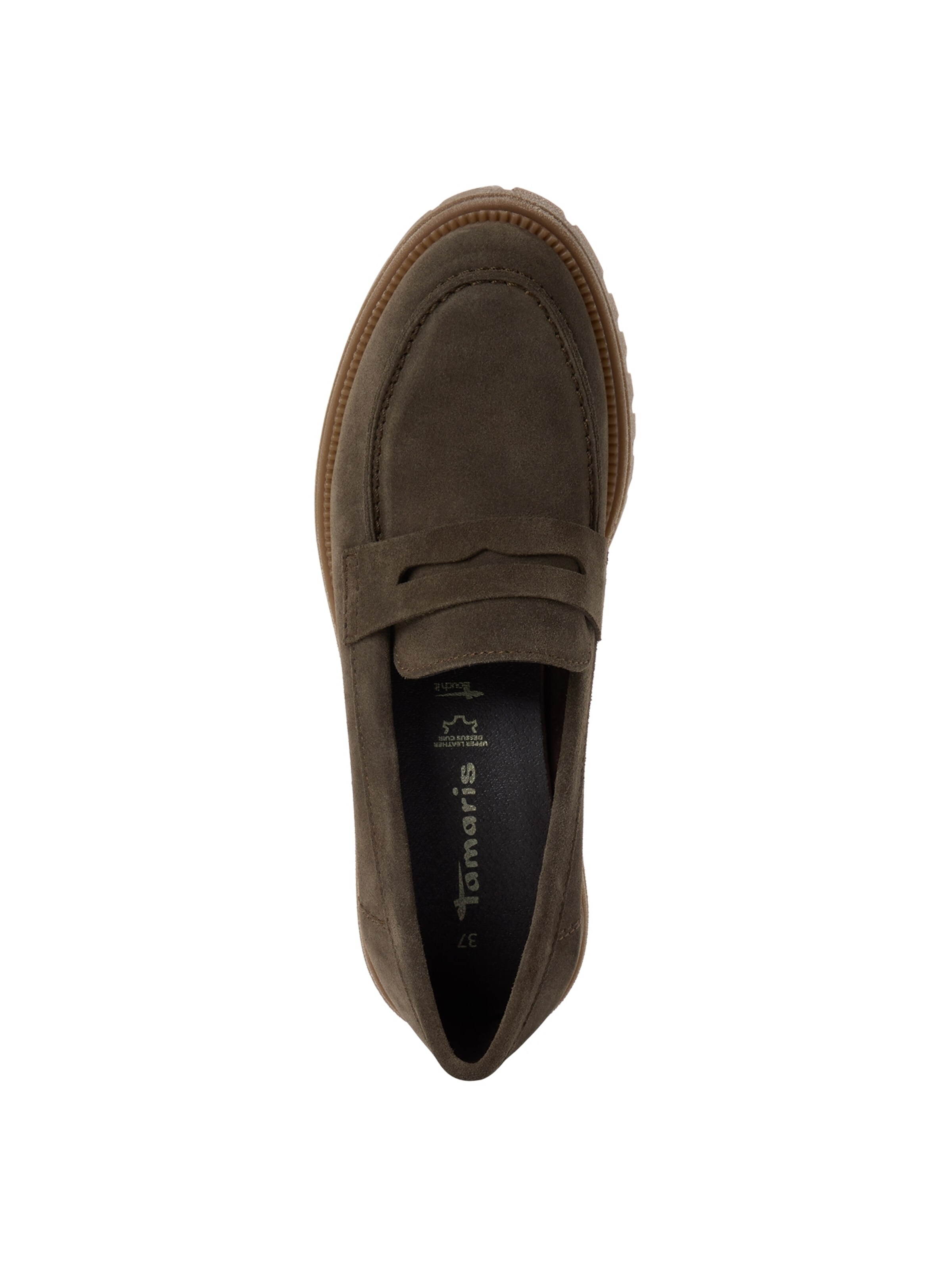 Chaussure basse Tamaris en vert