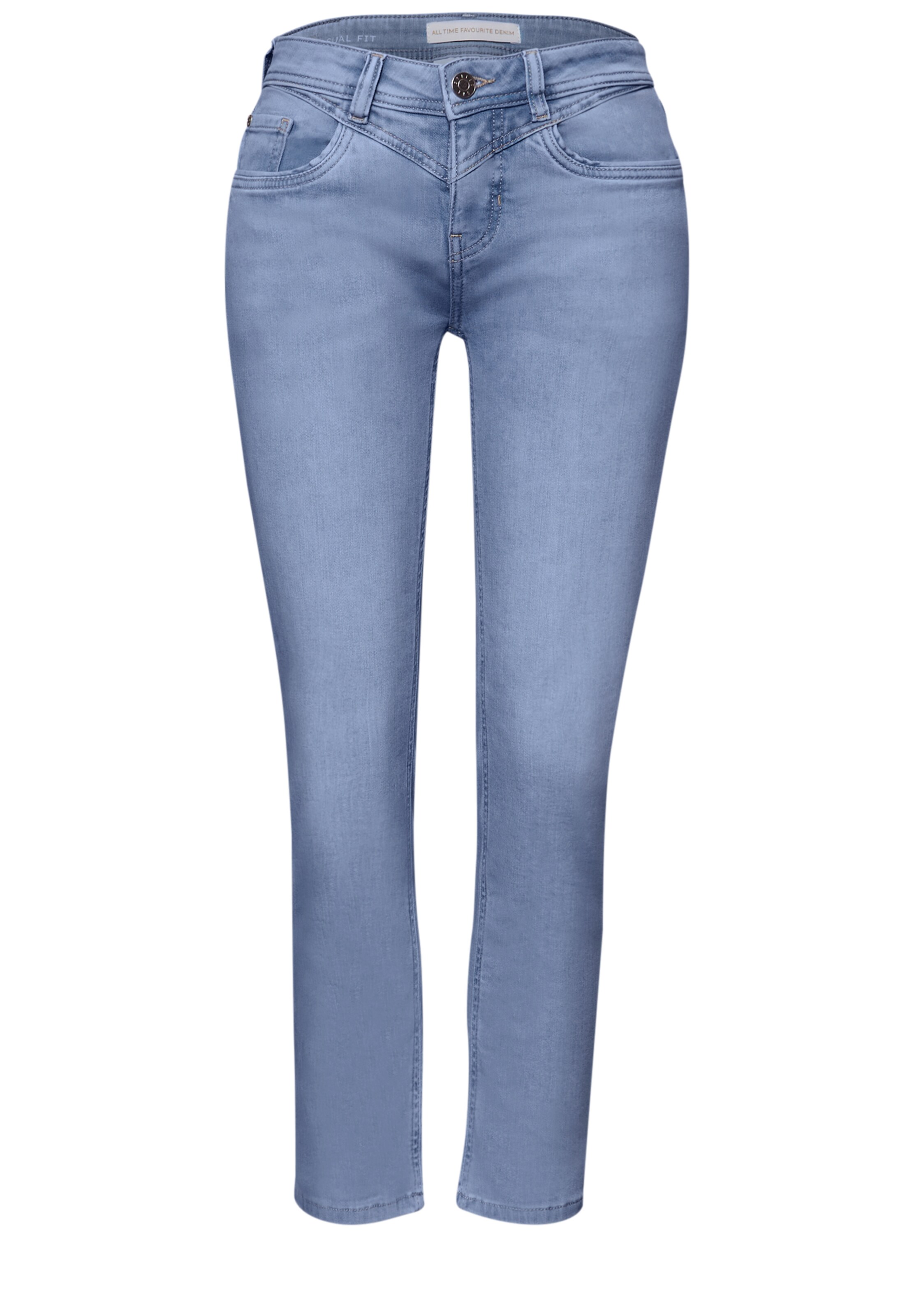 STREET ONE Regular Jeans in Blau: Vorderseite
