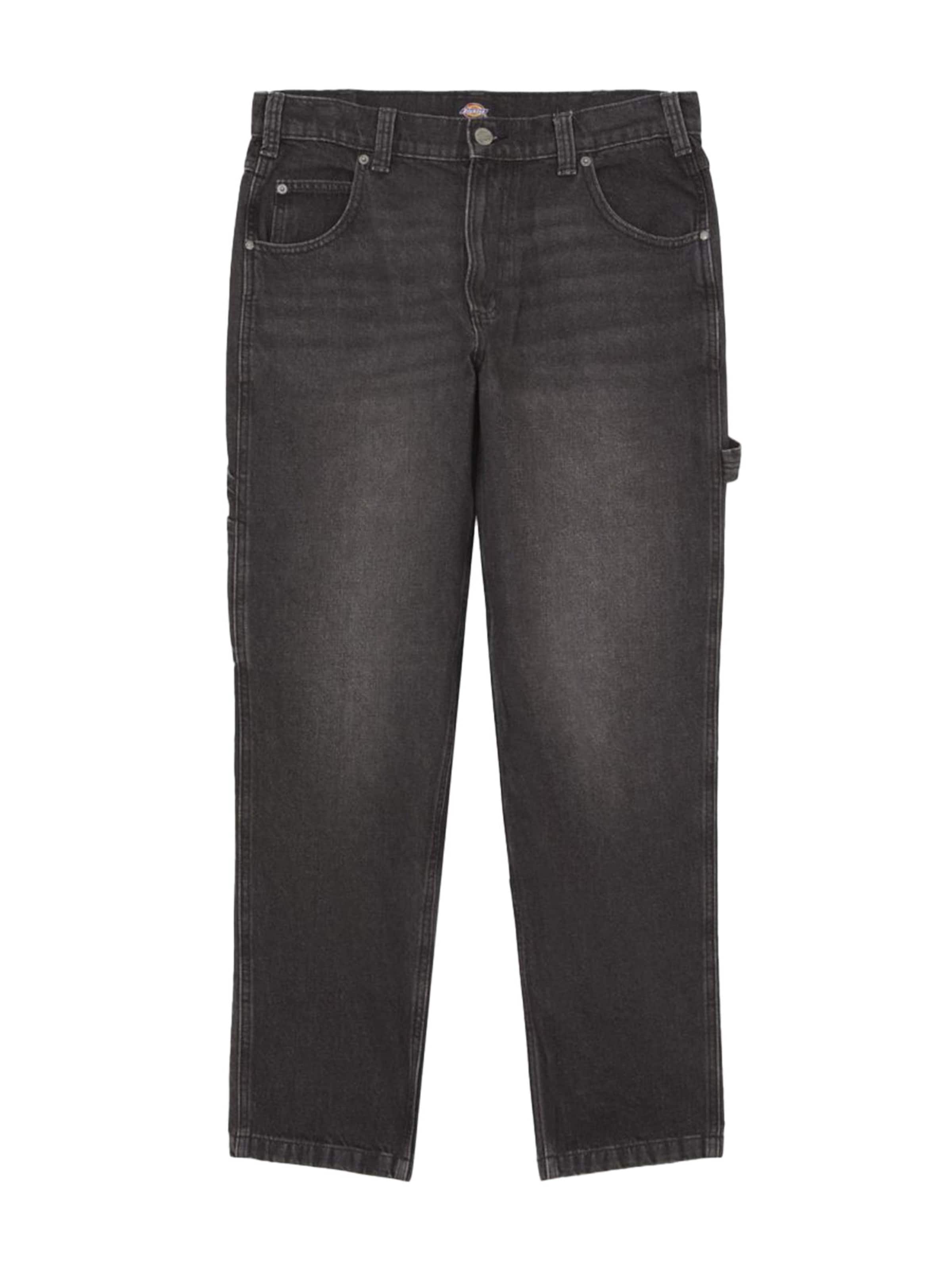 DICKIES Regular Jeans 'GARYVILLE' in Schwarz: Vorderseite