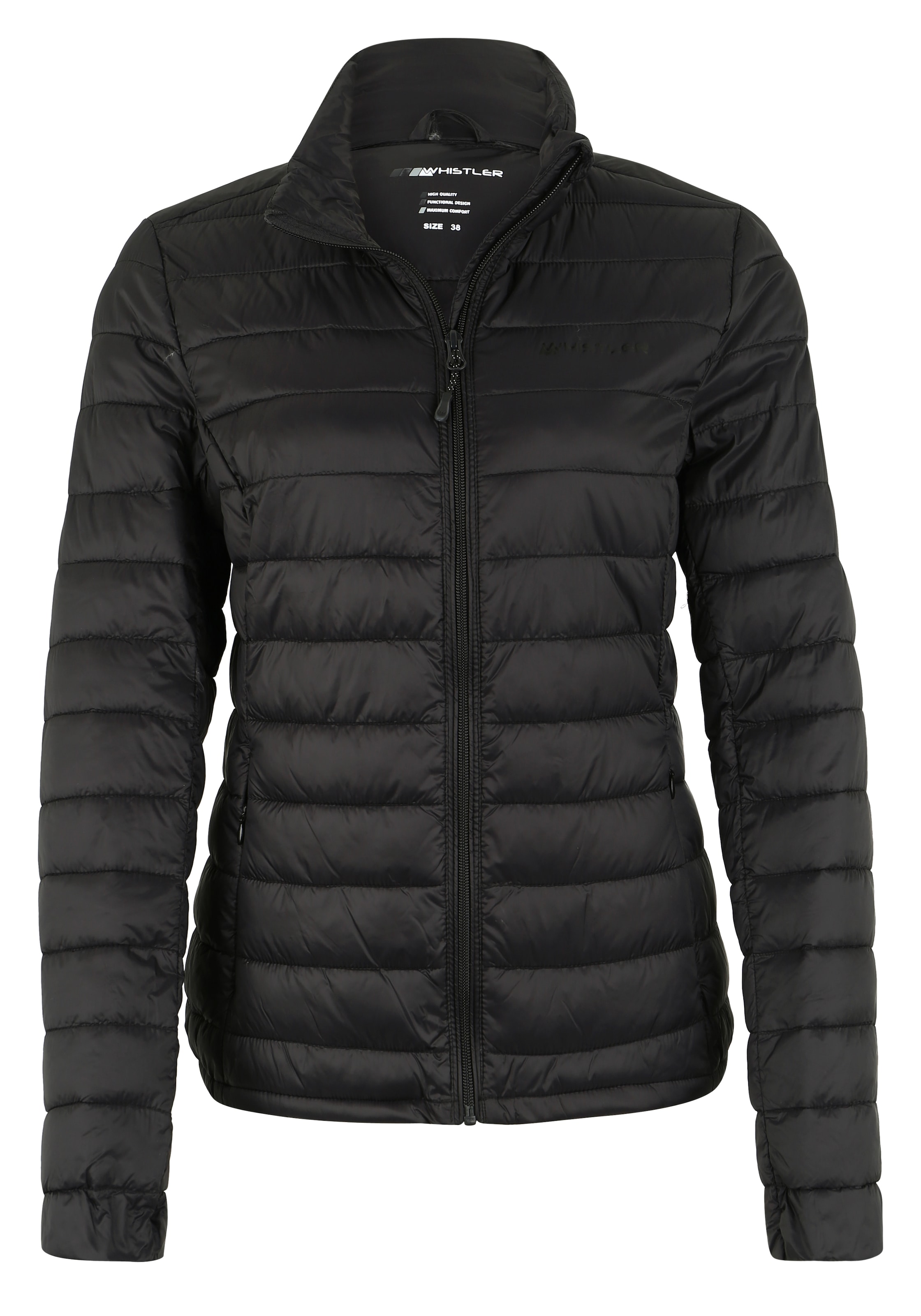 Whistler Tussenjas 'Tepic' in Zwart: voorkant