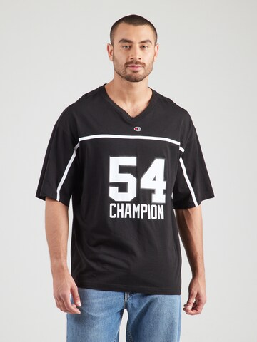 Champion Authentic Athletic Apparel Μπλουζάκι σε μαύρο: μπροστά