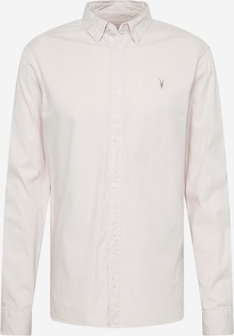 AllSaints Regular fit Button Up Shirt 'Hawthorne' in Grey: front