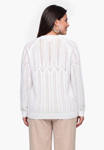 Cardigan faina en blanc