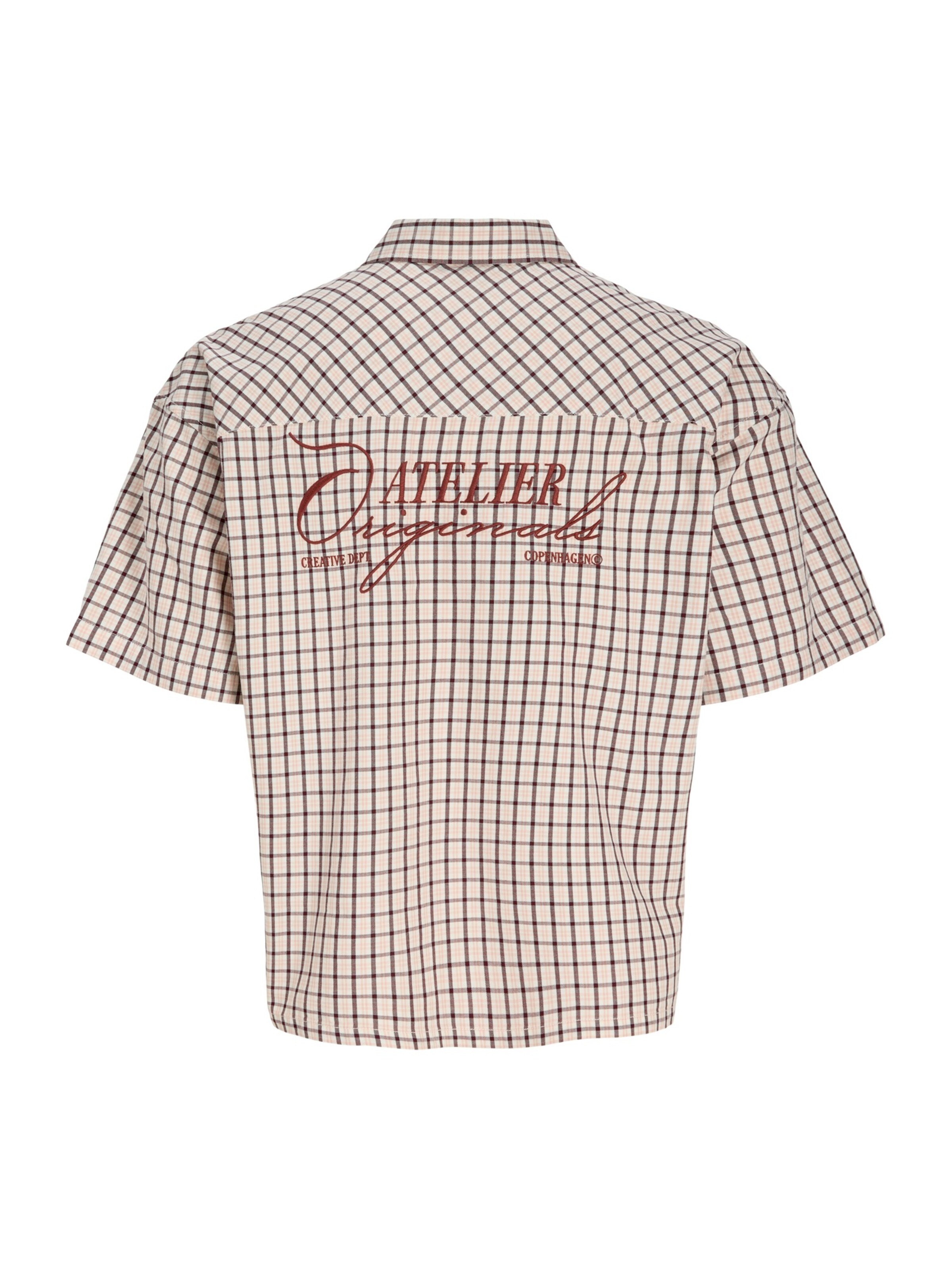 Fit confort Chemise 'JORSAVONA AUSTIN' Jack & Jones Plus en blanc
