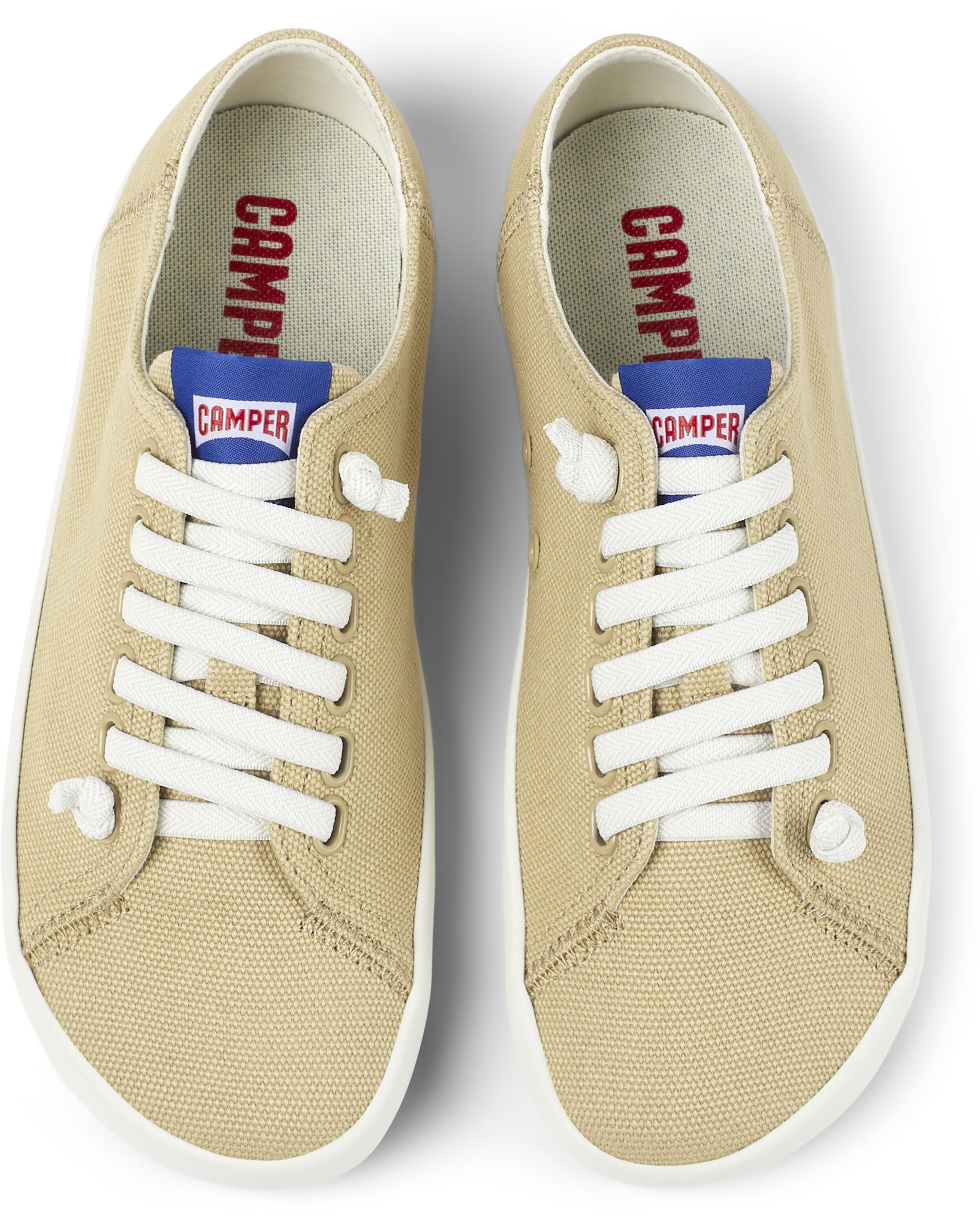 CAMPER Sneakers laag 'Peu Rambla Vulcanizado' in Beige