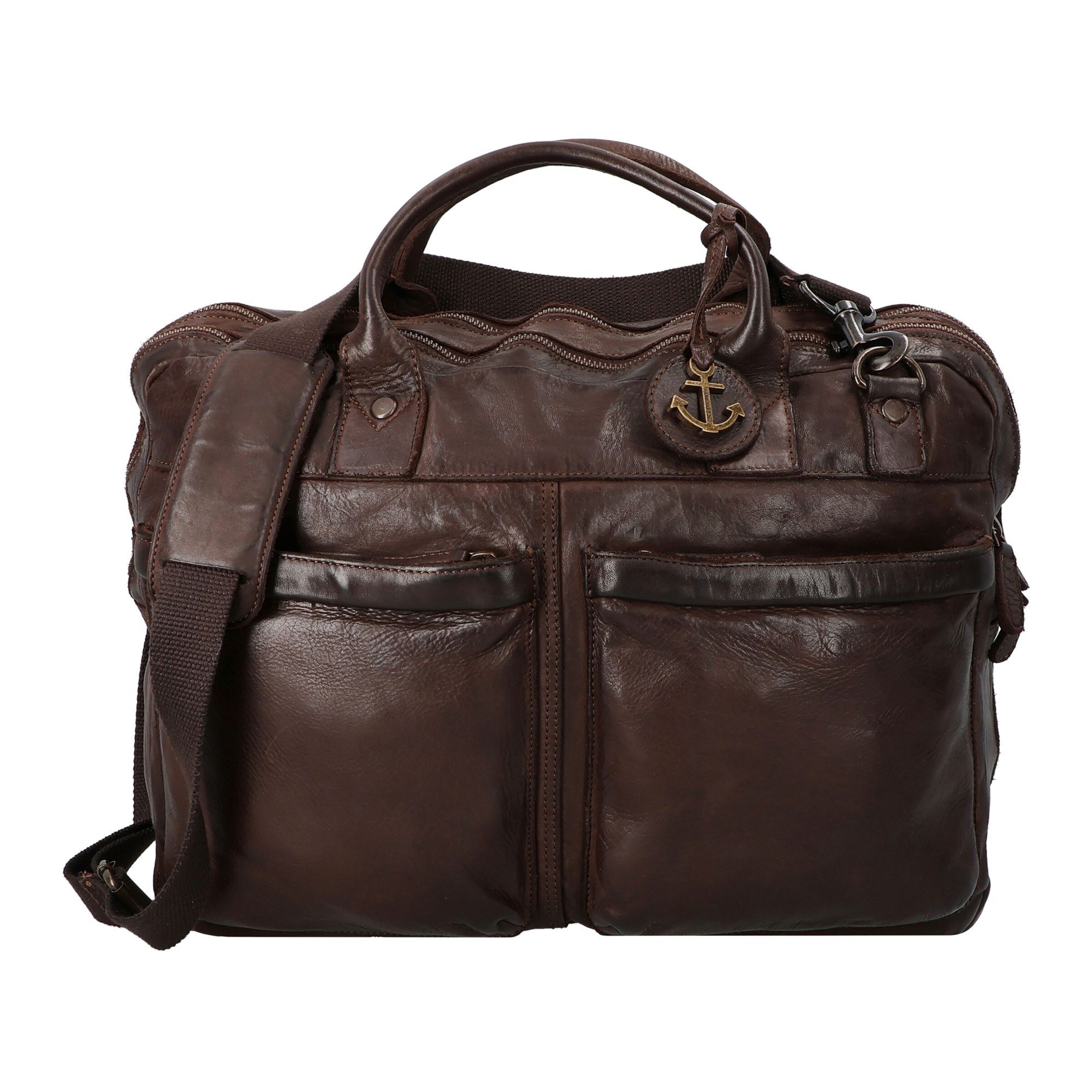 Borsa portadocumenti 'Balthazar' di Harbour 2nd in marrone: frontale