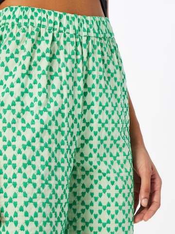 Bootcut Pantalon 'Mila' Hofmann Copenhagen en vert