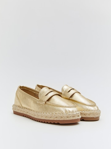 BUONAROTTI Boots in Gold: front