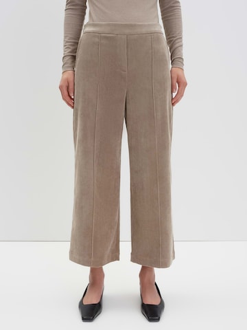 Someday Wide leg Παντελόνι 'Curilo' σε γκρι: μπροστά