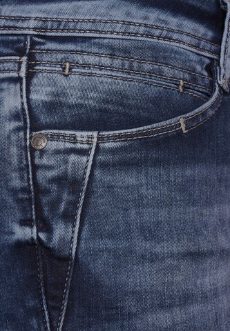 STREET ONE Slimfit Jeans in Blau