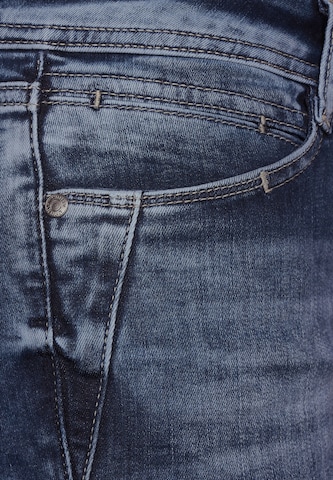 STREET ONE Slimfit Jeans in Blau