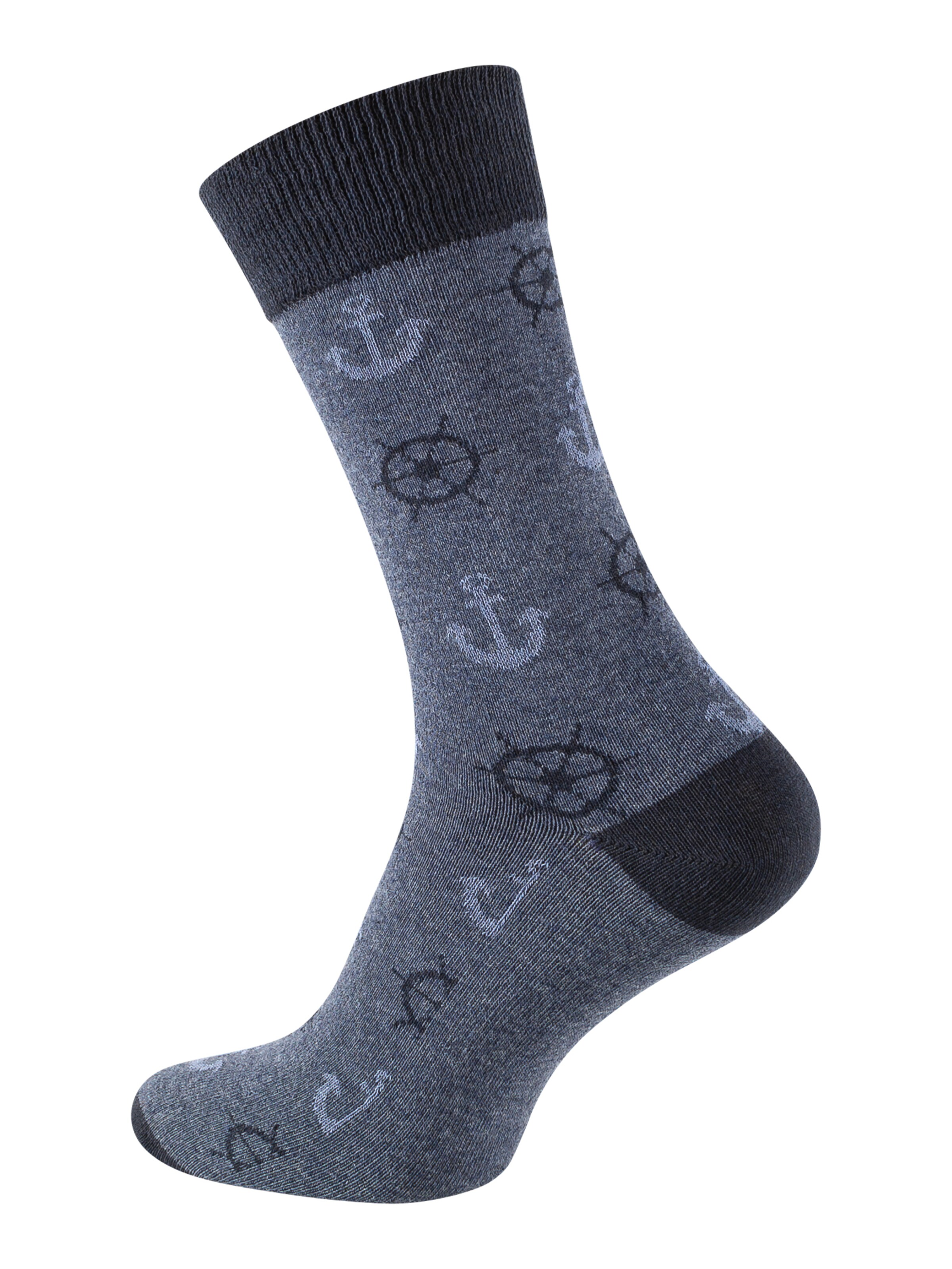 Calzino 'Maritim' di Cotton Prime in blu