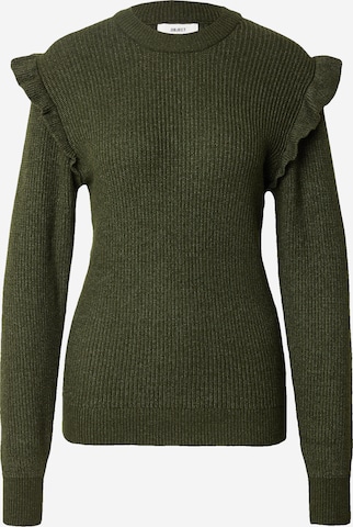 Pull-over 'Malena' OBJECT en vert : devant