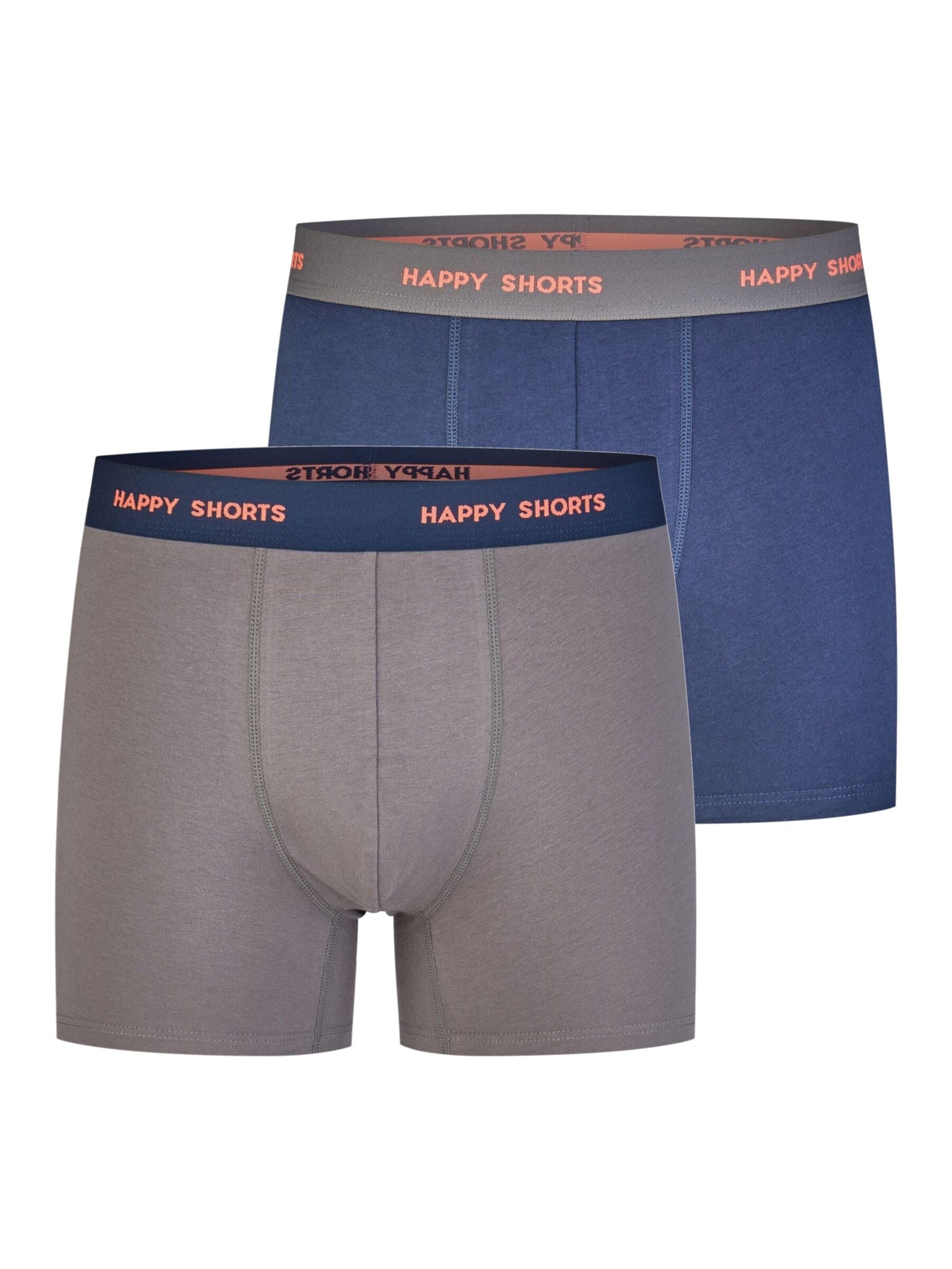 Happy Shorts Boxershorts '2 Happy Shorts Jersey Trunk Men's Boxer Shorts Pant' in Gemengde kleuren: voorkant