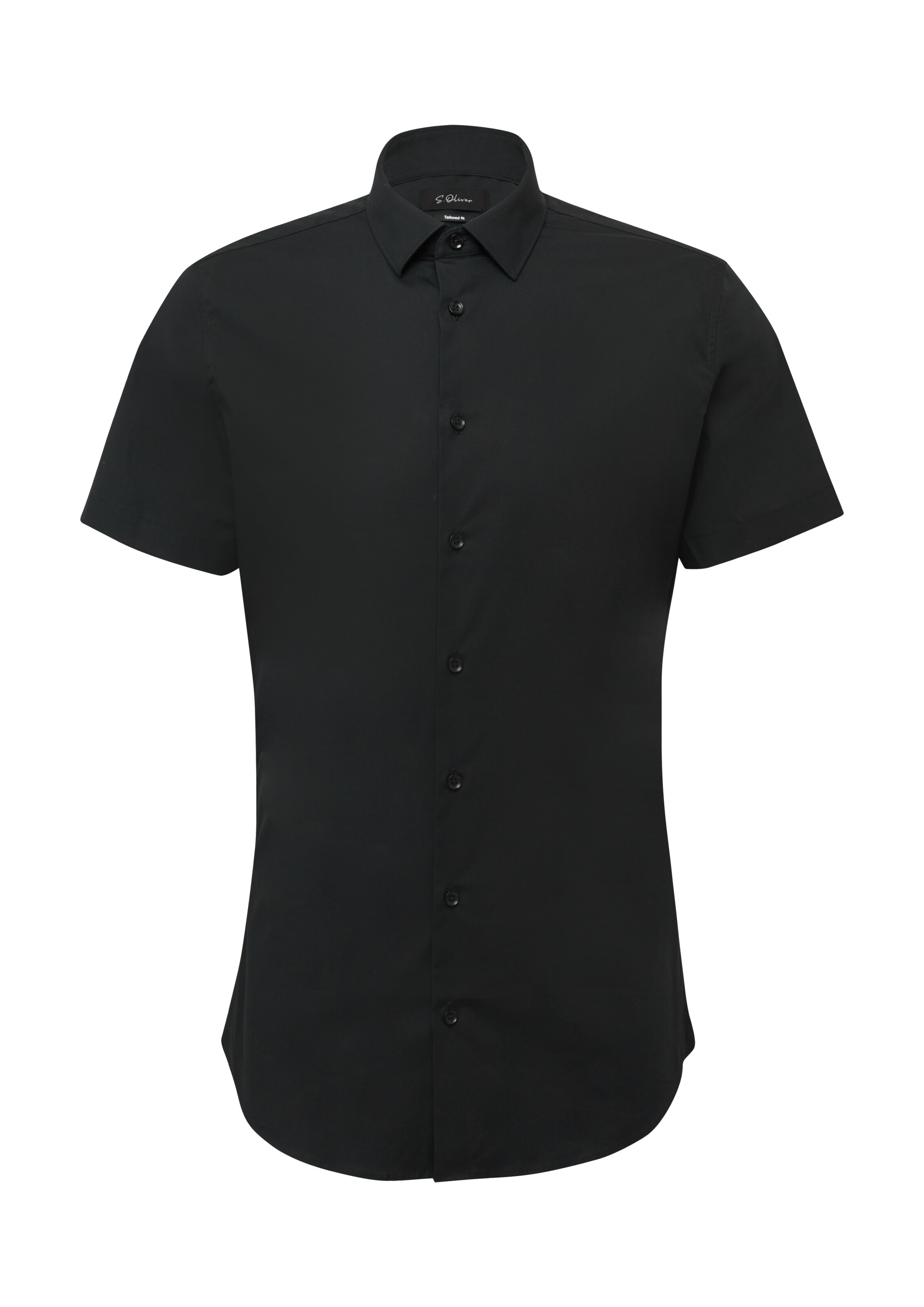 s.Oliver BLACK LABEL Overhemd in Zwart: voorkant