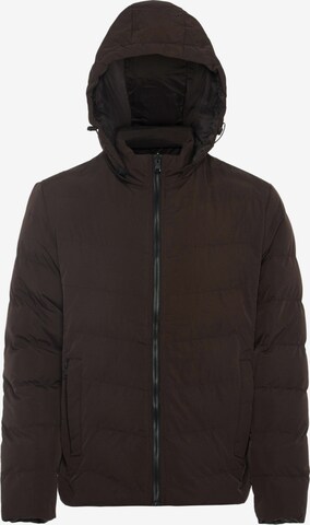 Veste d’hiver BRAELYN en marron : devant