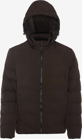 BRAELYN Winter Jacket in Brown: front