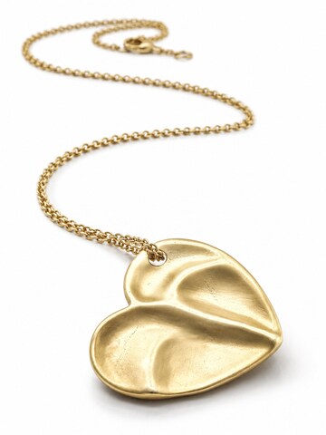COLLEZIONE ALESSANDRO Necklace 'Cuore' in Gold: front