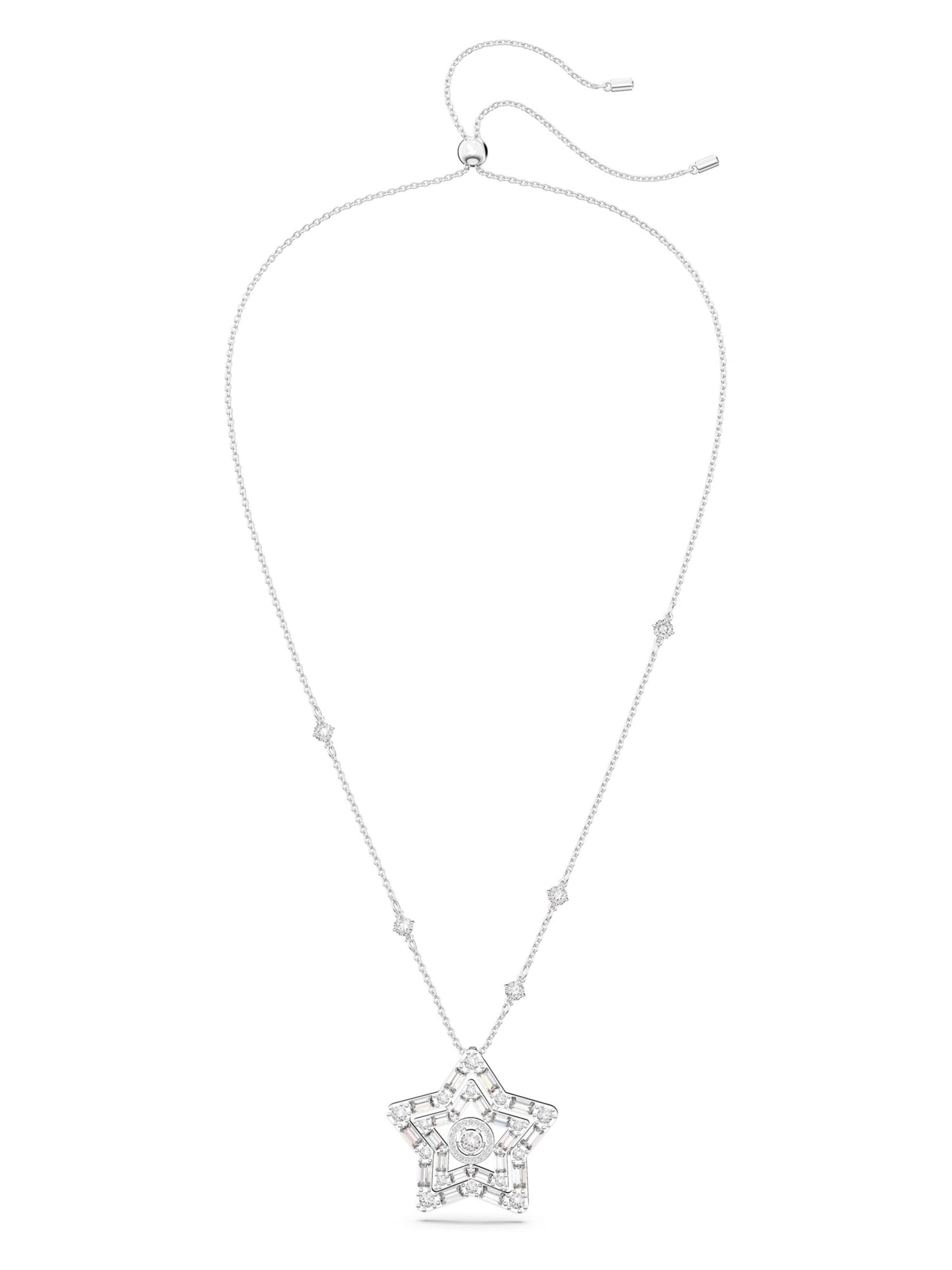 Swarovski Kette in Silber: Vorderseite