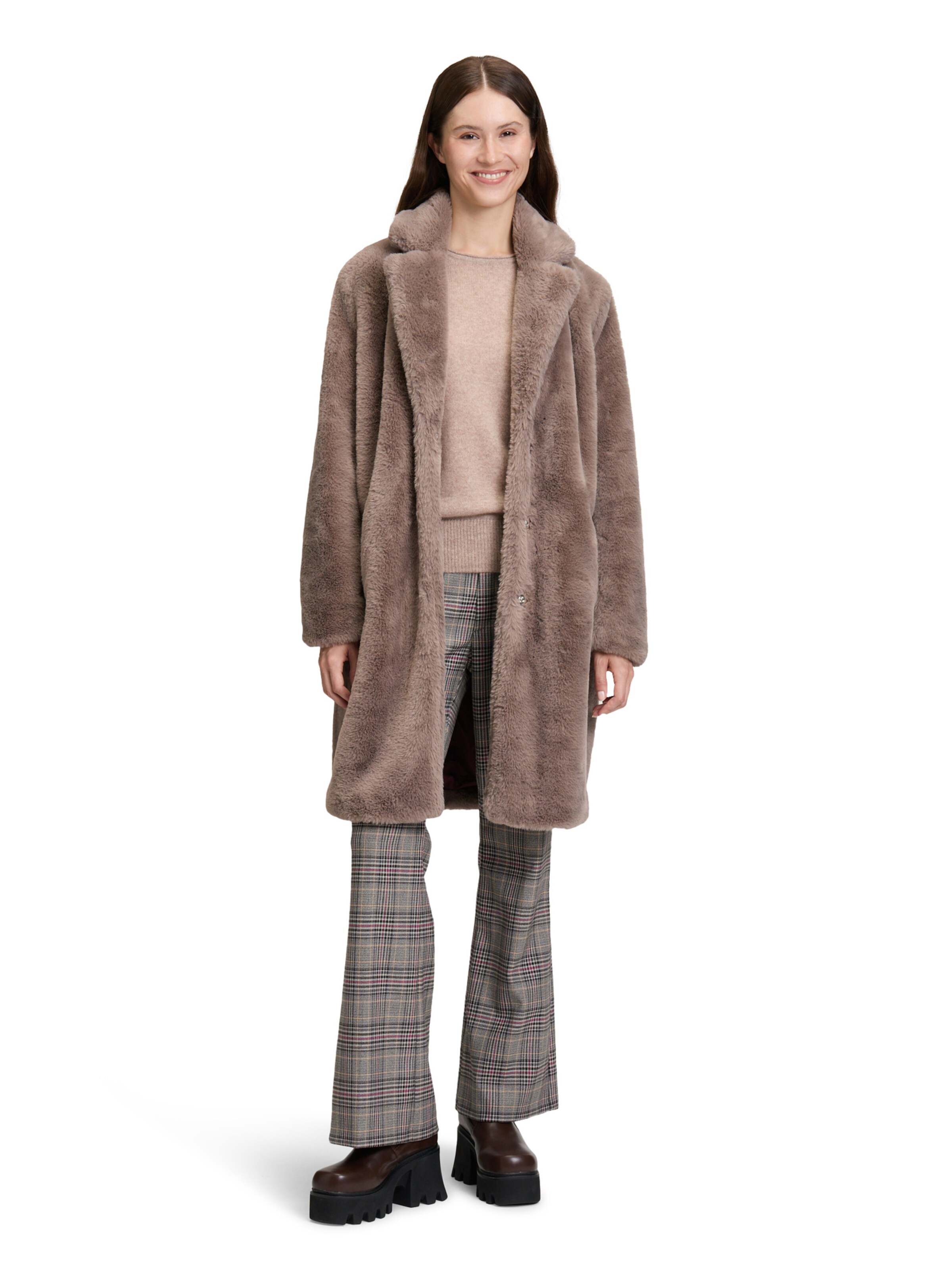 Cartoon Wintermantel in Grijs