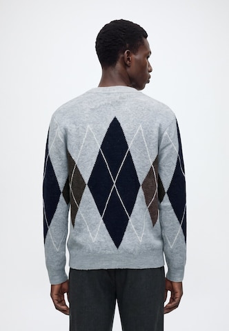 INDICODE JEANS Sweater 'Branmon' in Grey: back