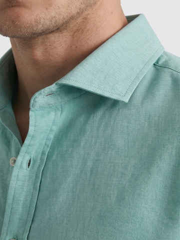 D’S Damat Regular fit Overhemd in Groen