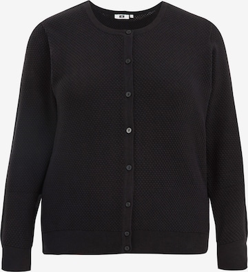 Cardigan WE Fashion en noir : devant