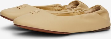 TOMMY HILFIGER Ballet Flats 'Elevated' in Beige