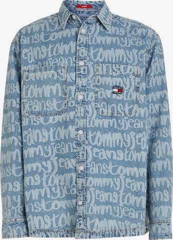 Tommy Jeans Between-season jacket in Blue: front