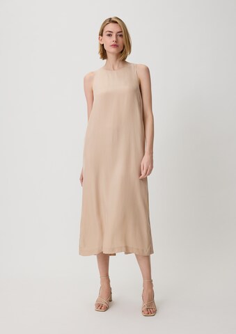 COMMA Jurk in Beige: voorkant