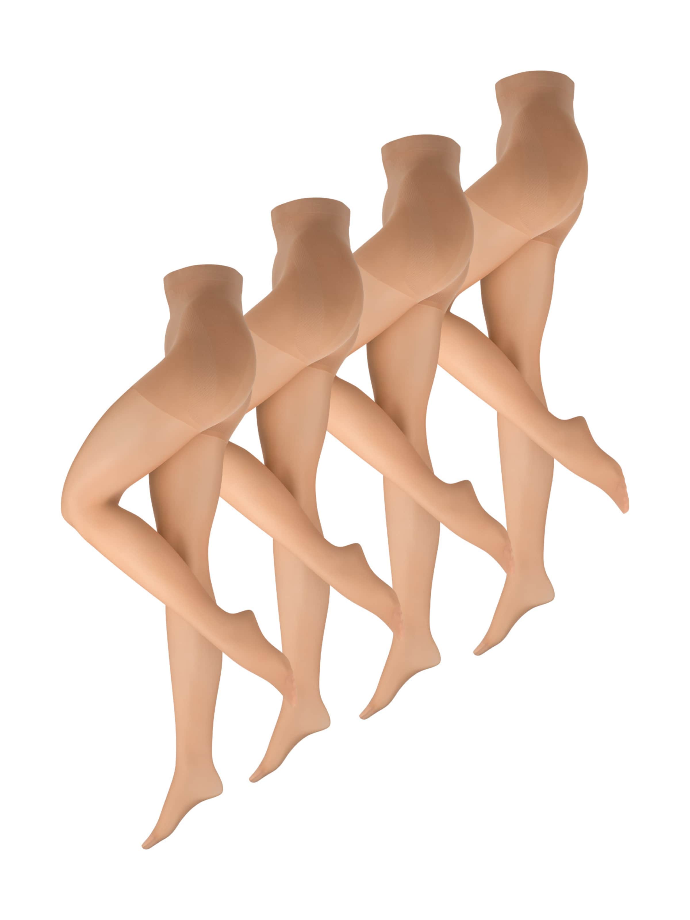 Collants ' Goodbye Laufmaschen Shape 20 DEN ' Nur Die en beige : devant