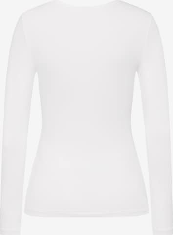 T-shirt ' Soft Touch ' Hanro en blanc