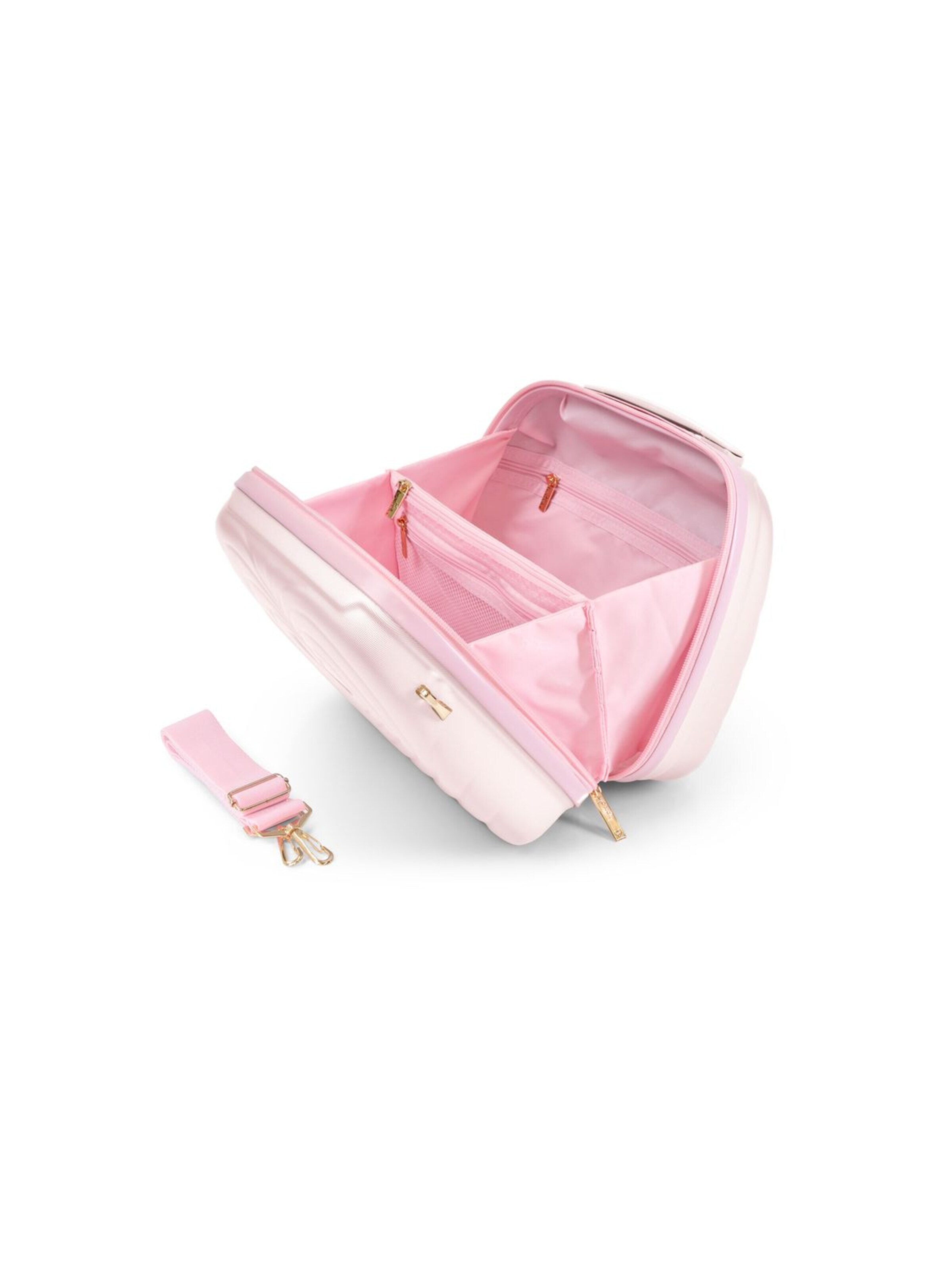 Braccialini - Bolsa de maquillaje 'Matelassé' en rosa