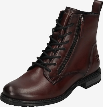 TT. BAGATT Schnürstiefelette in Rot: Vorderseite