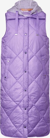 STREET ONE Vest in Purple: front